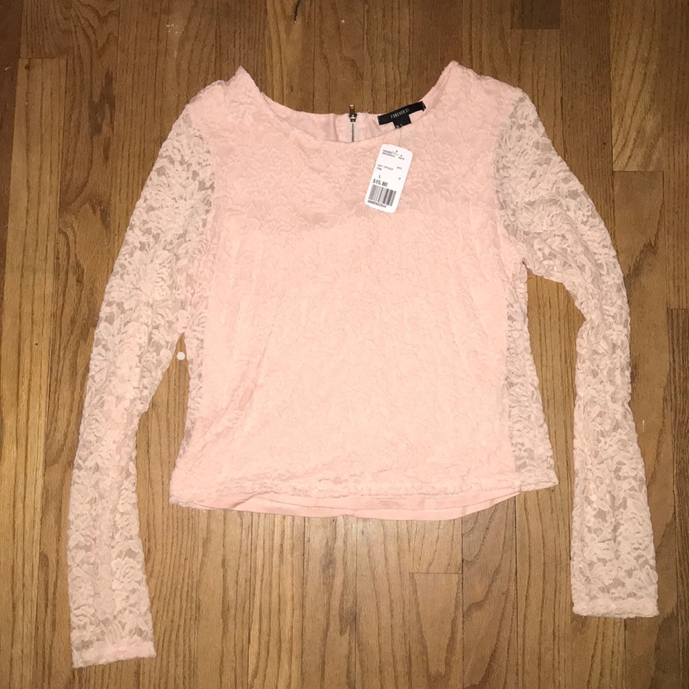 Long Sleeved Lace Top